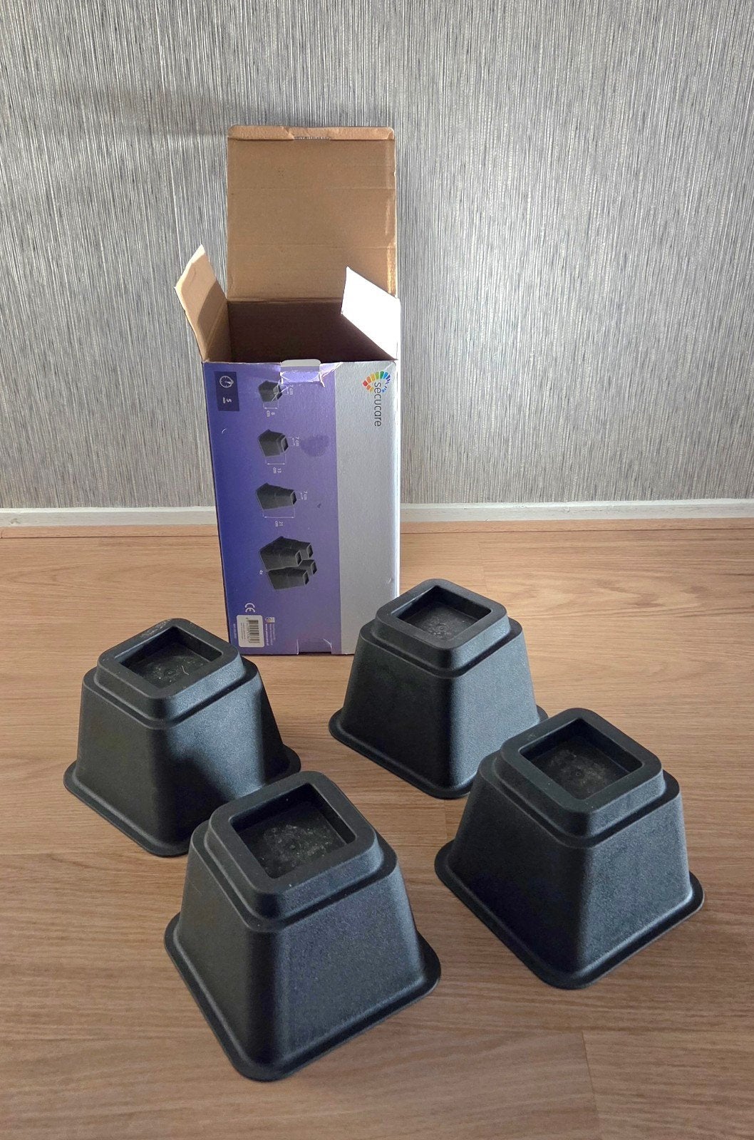 Secucare 4x bed/stoel verhoger 13cm, Ophalen of Verzenden