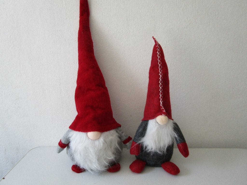 2x Gnoom / kabouter, Diversen, Kerst, Ophalen of Verzenden, Gebruikt