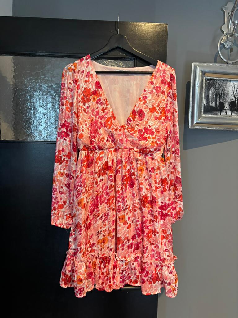 Lilie rose jurk maat m, Ophalen of Verzenden, Zo goed als nieuw, Maat 38/40 (M), Roze