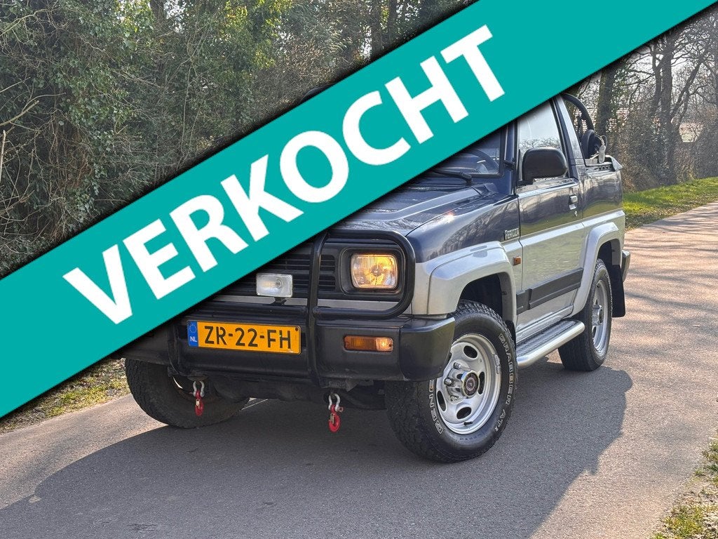 Daihatsu Feroza 1.6 Resin-Top EL II | Cabrio + Hardtop |, Feroza, Stof, Gebruikt, Origineel Nederlands