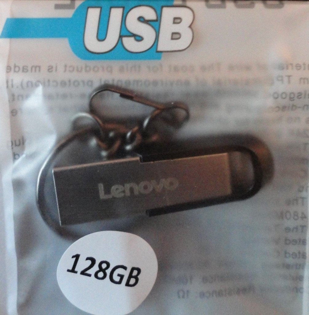 Lenovo usb-stick 128GB, Computers en Software, Ophalen of Verzenden, Nieuw, 128 GB