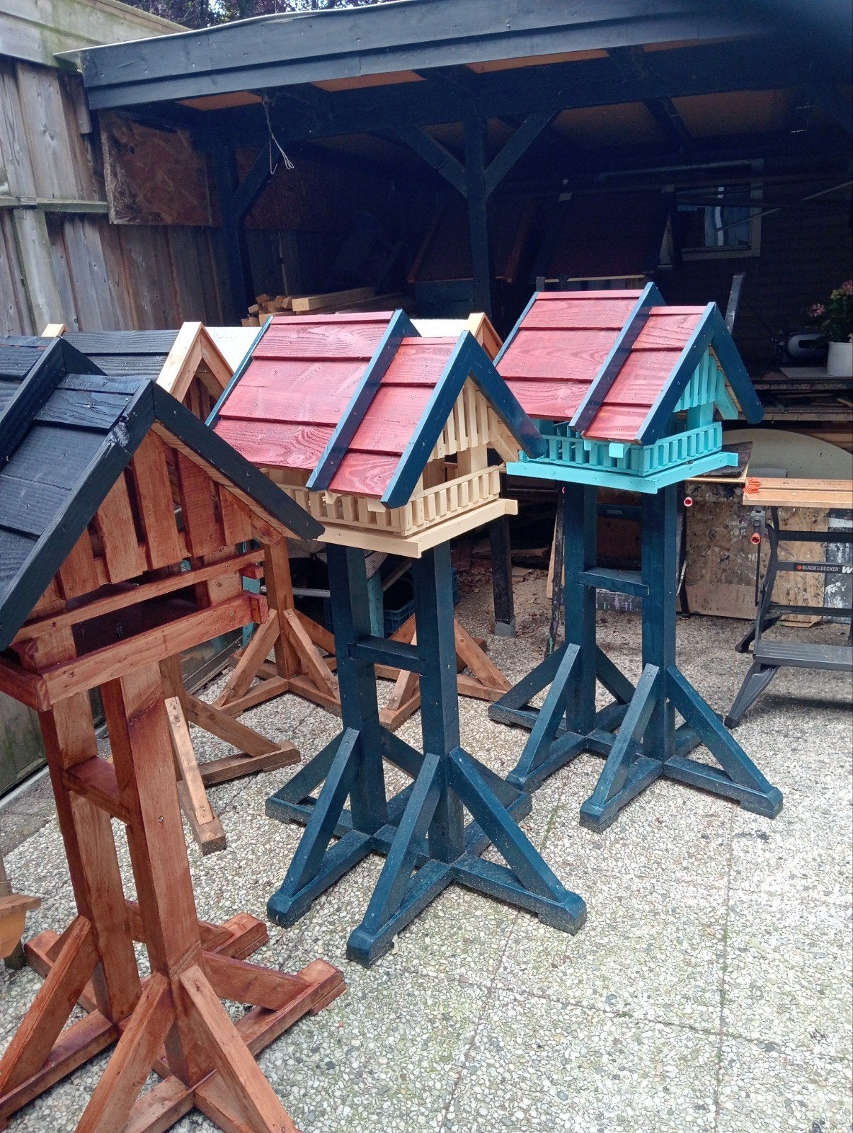 Exclusiefe voederhuizen, Ophalen