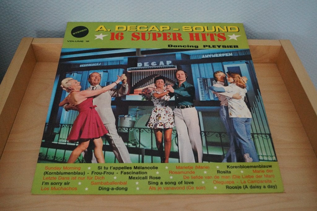 LP Decap Sound - 16 super hits - krasvrij 1539, Ophalen, Zo goed als nieuw