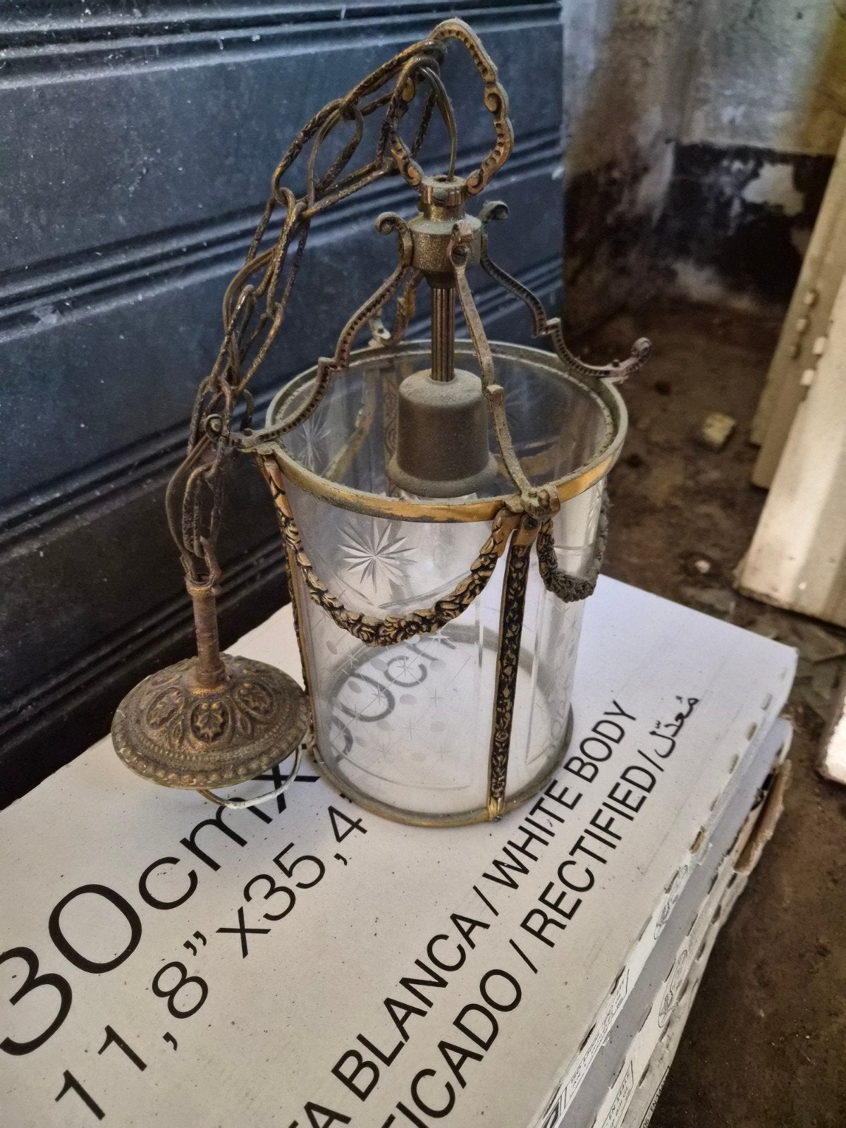 Diverse vintage lampen en onderdelen, Ophalen of Verzenden
