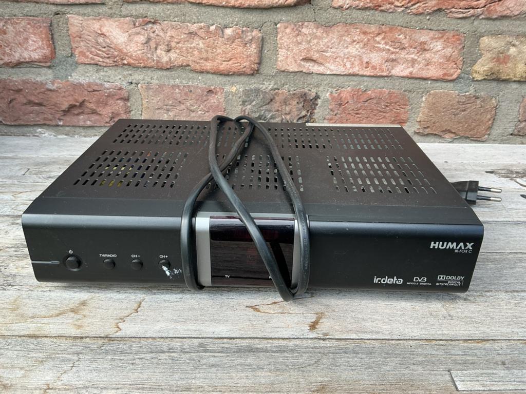 Humax iR-FOX C Digitale Decoder Irdeto, Audio, Tv en Foto, Schotelantennes, Ophalen of Verzenden, Gebruikt
