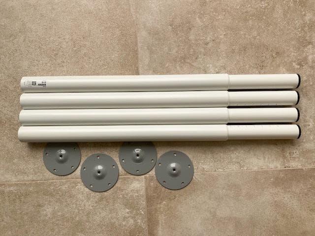 verstelbare tafelpoten Ikea Olov, Ophalen, Tafelpoot, 50 tot 100 cm, Rond