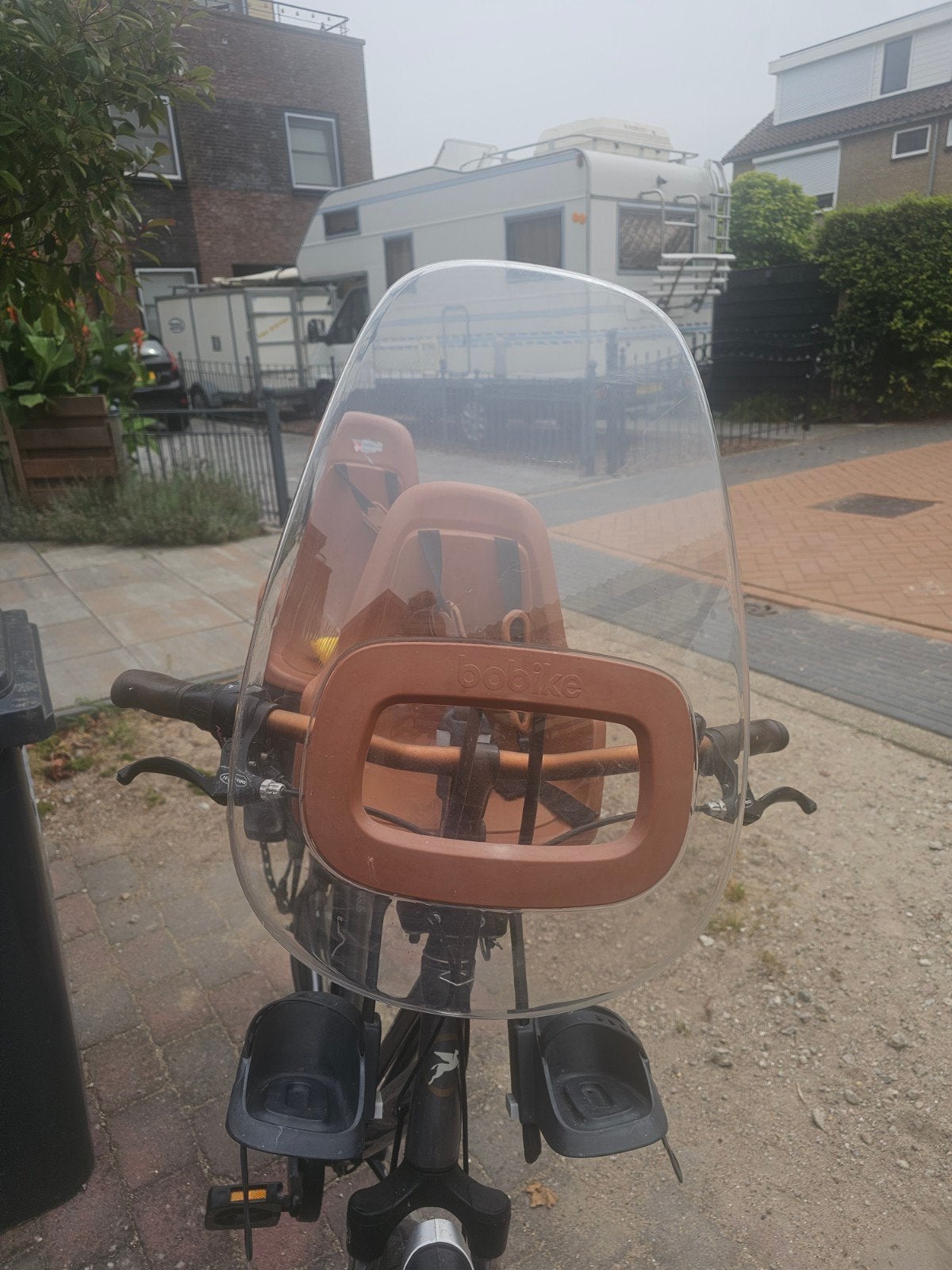 Bobike Voorzitje met Windscherm, Ophalen, Voetsteuntjes, Voorzitje, Zo goed als nieuw