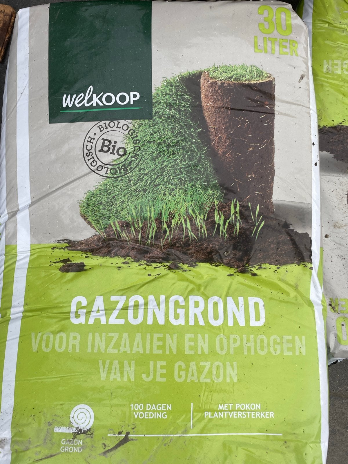 5 zakken Welkoop Gazongrond 30 liter - Nieuw, Ophalen, Nieuw, Overige typen