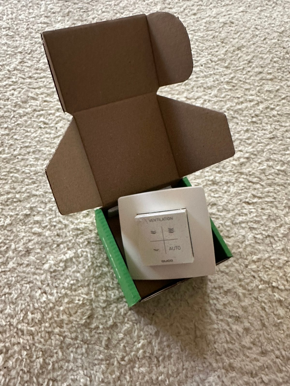 Duco ruimtesensor CO2 - bedraad 230V - WIT (0000-4604), Ophalen of Verzenden, Nieuw, Ventilator en Afzuiger