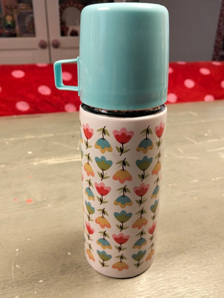 Kleine Vintage thermosfles, Ophalen of Verzenden, Gebruikt