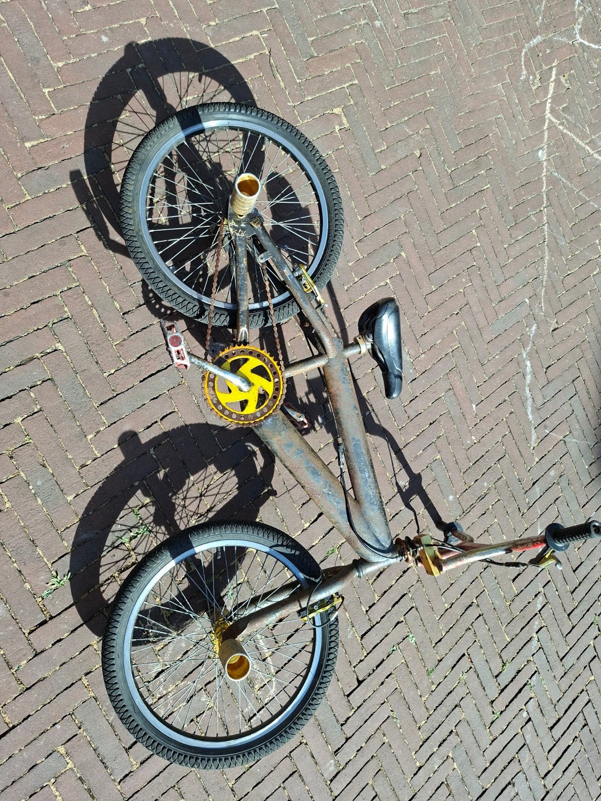 Te koop: BMX, 20" wielen, Ophalen, Gebruikt, Staal, Velgrem