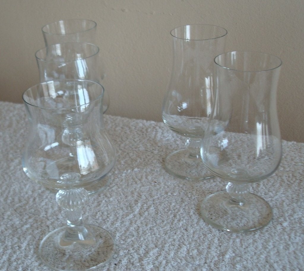 2 hoge bierglazen(speciaal bier) + 3 wijn/roemer glazen, Verzenden, Glas, Overige stijlen, Overige typen