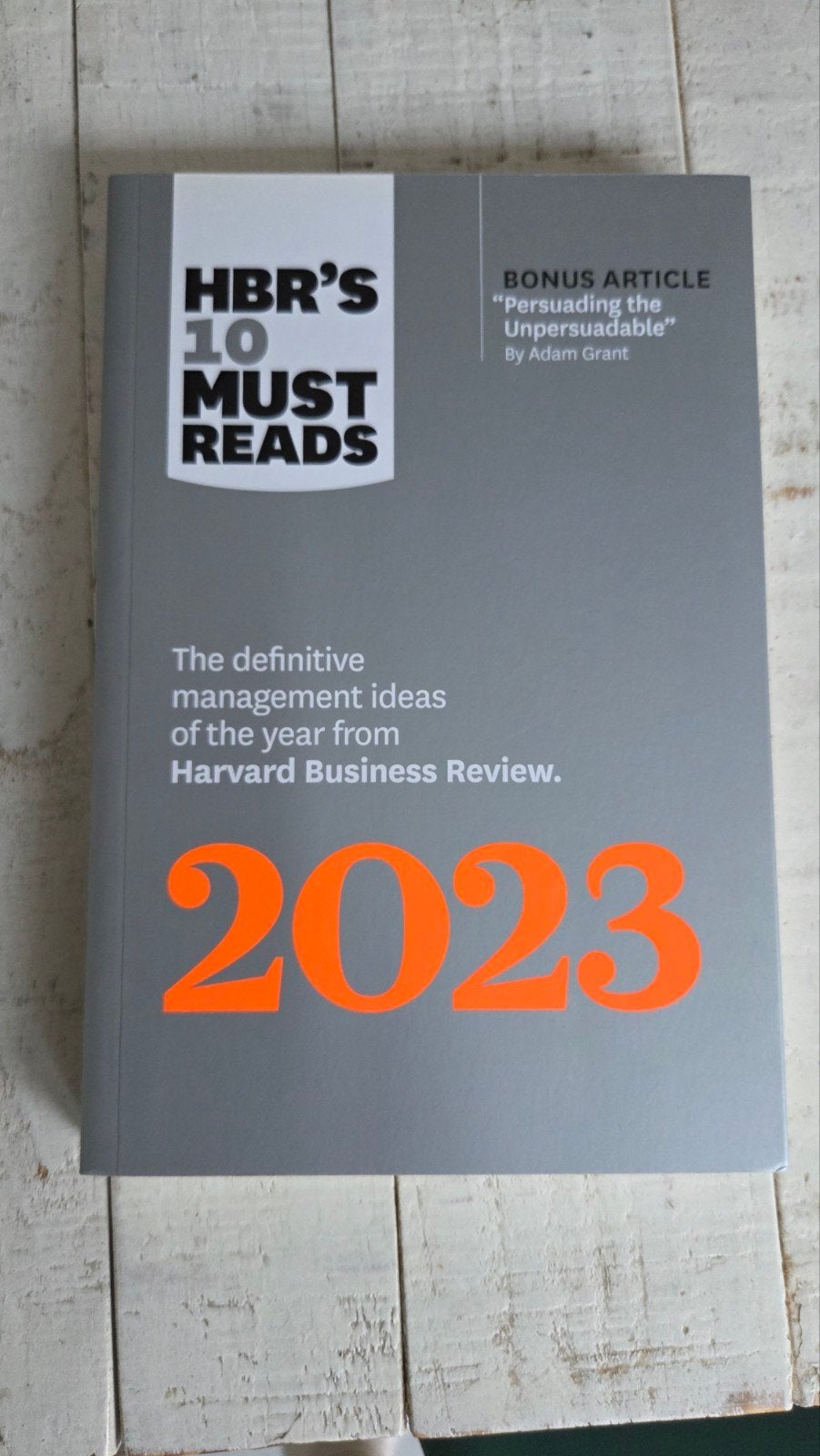 HBR's 10 Must Reads 2023 - Harvard Business Review, Ophalen of Verzenden, Zo goed als nieuw, Management, Harvard Business Review