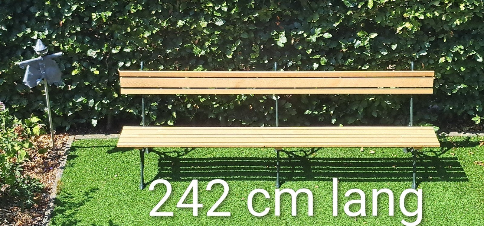 gietijzeren tuinbank eikenhout, Tuin en Terras, Tuinbanken, Ophalen, Metaal