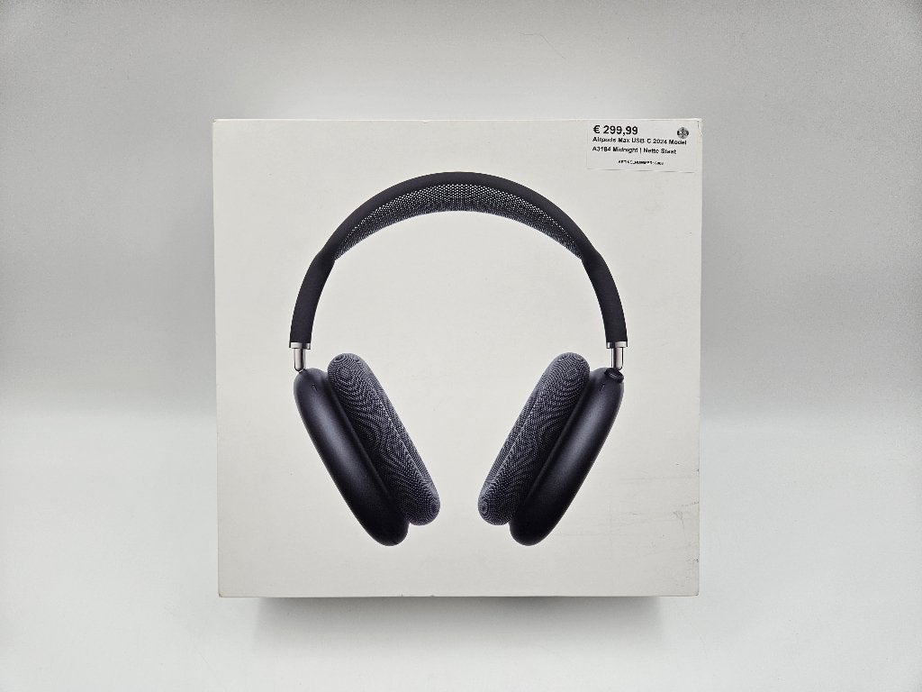 Airpods Max USB-C 2024 Model A3184 Midnight | Nette Staat, Bluetooth, Ophalen of Verzenden, Zo goed als nieuw, Apple