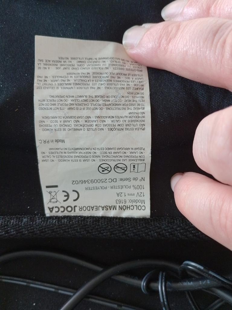 Jocca Massagekussen met Afstandsbediening - Model S163, Ophalen of Verzenden, Gebruikt