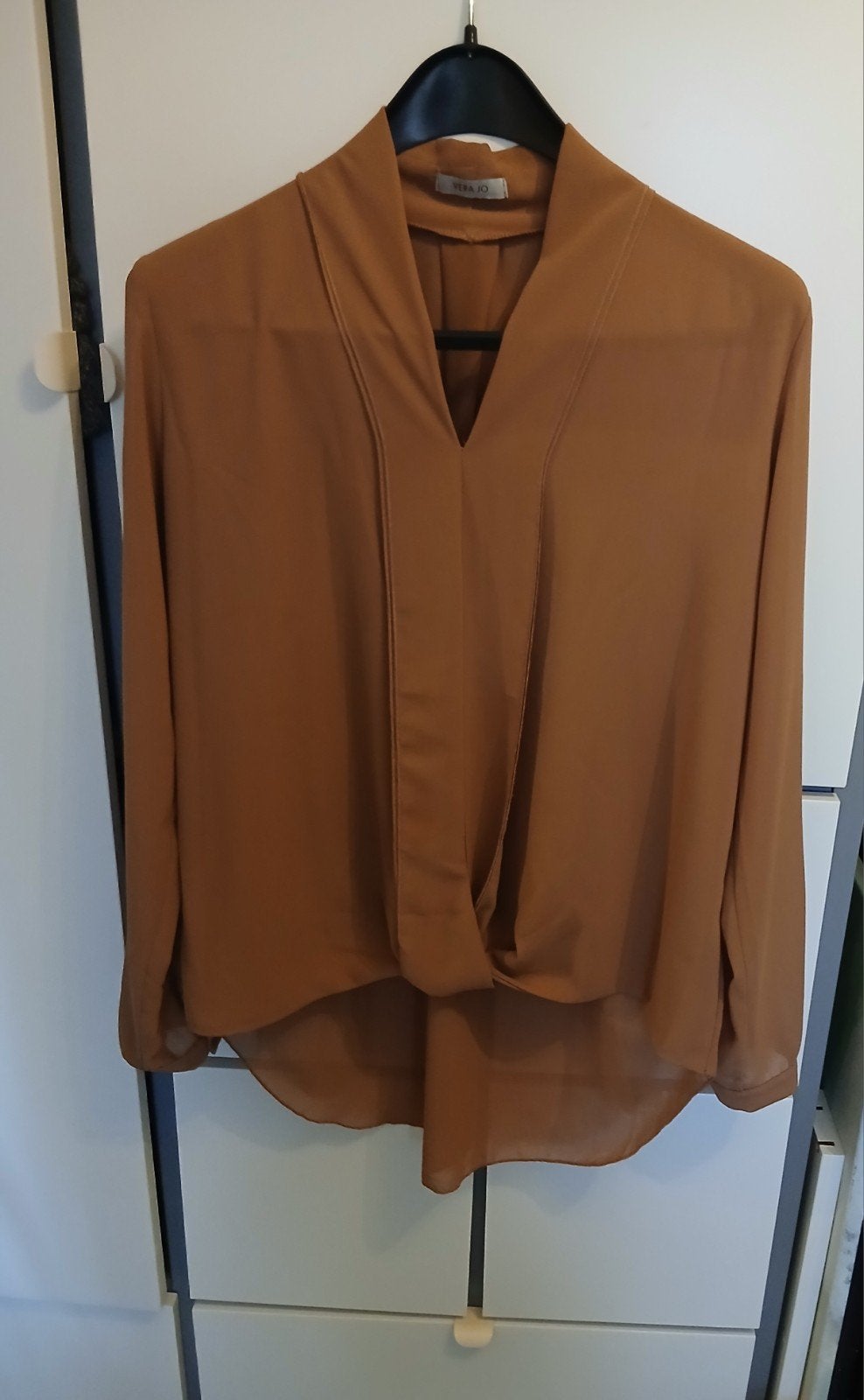 Vera Jo Blouse - Bruin - Maat L, Bruin, Vera Jo, Maat 42/44 (L), Ophalen of Verzenden