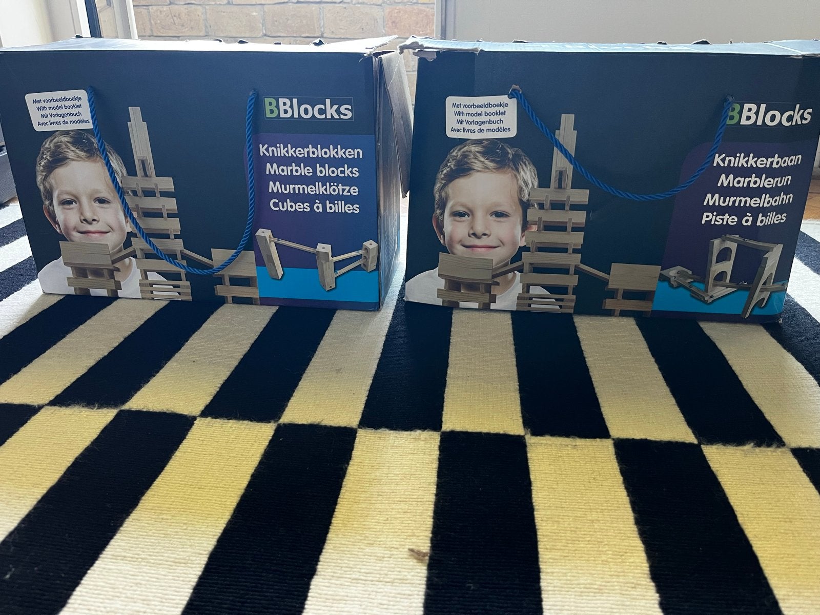 BBlocks knikkerbaan (2 dozen), Kinderen en Baby's, Ophalen, Gebruikt, Bouwen