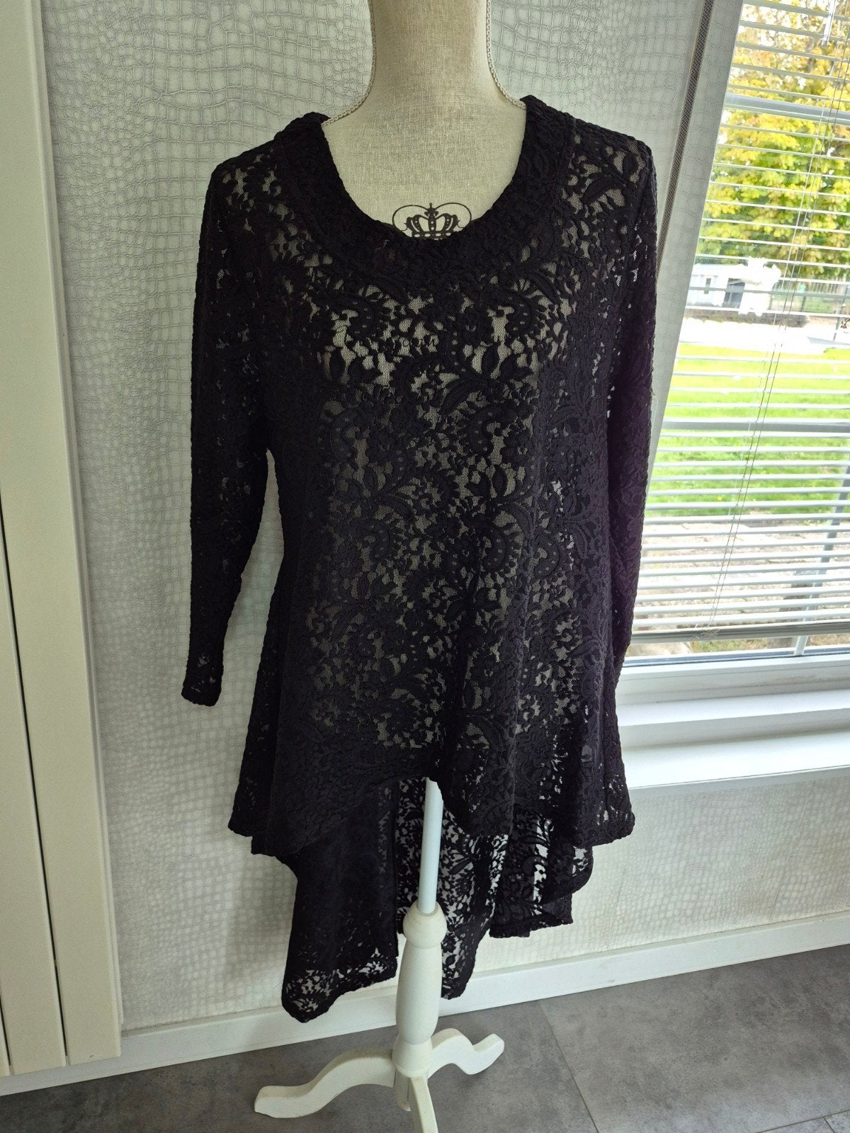 Magna Kanten Top Zwart Maat 48/50 - Asymmetrische Zoom, Kleding | Dames, Zwart, Maat 46/48 (XL) of groter, Ophalen of Verzenden