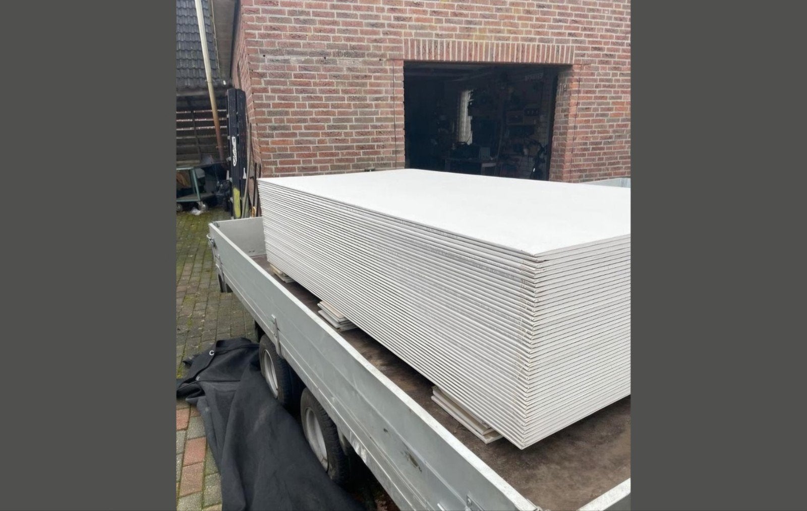 Gipsplaten B-keuze 12,5 mm AK 1200x2400 mm, Doe-het-zelf en Verbouw, Platen en Panelen, Ophalen