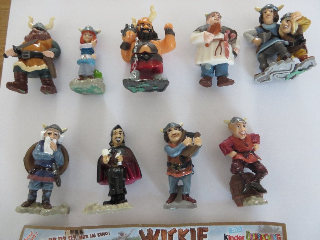 Set Wickie de Viking-figuurtjes, Verzamelen, Verzenden, Zo goed als nieuw