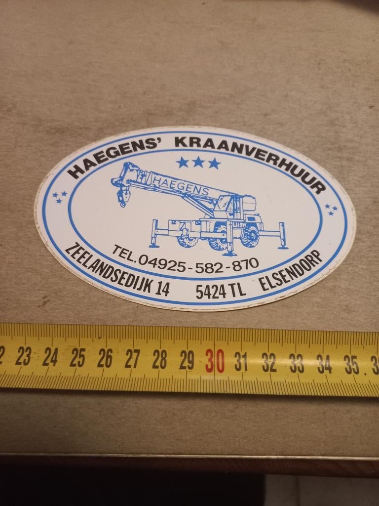 Hagens kraanverhuur elsendorp  2, Ophalen of Verzenden, Zo goed als nieuw