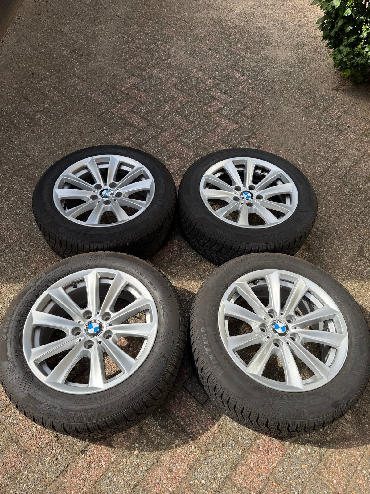 BMW Winterbanden met Velgen 225/55 R17, Auto diversen, Auto-accessoires, Ophalen, Gebruikt