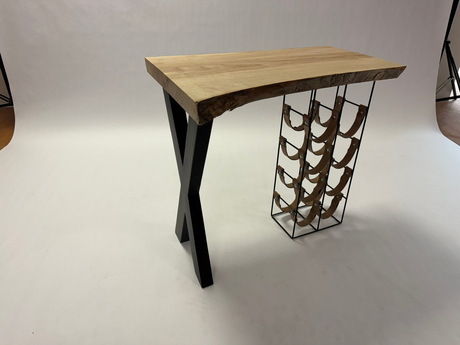 Bijzet wijntafel, Ophalen, 50 tot 100 cm, Rond, Zo goed als nieuw