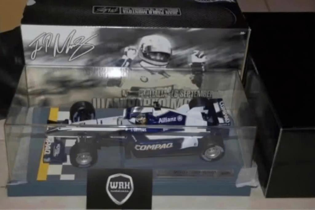 1:18 F1 WILLIAMS MONZA 2001 MONTOYA Hotwheels special WRH, Verzenden, Zo goed als nieuw, Auto, Hot Wheels