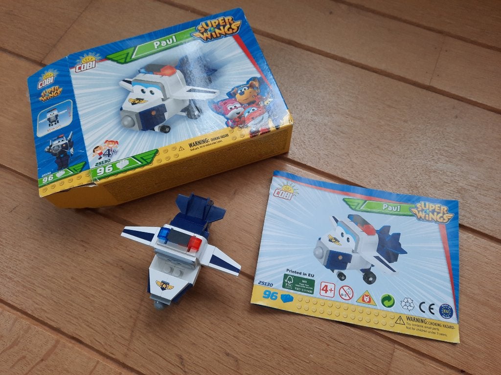 Cobi Superwings Paul bouwstenen bouwpakket, Ophalen of Verzenden, Zo goed als nieuw, Overige merken
