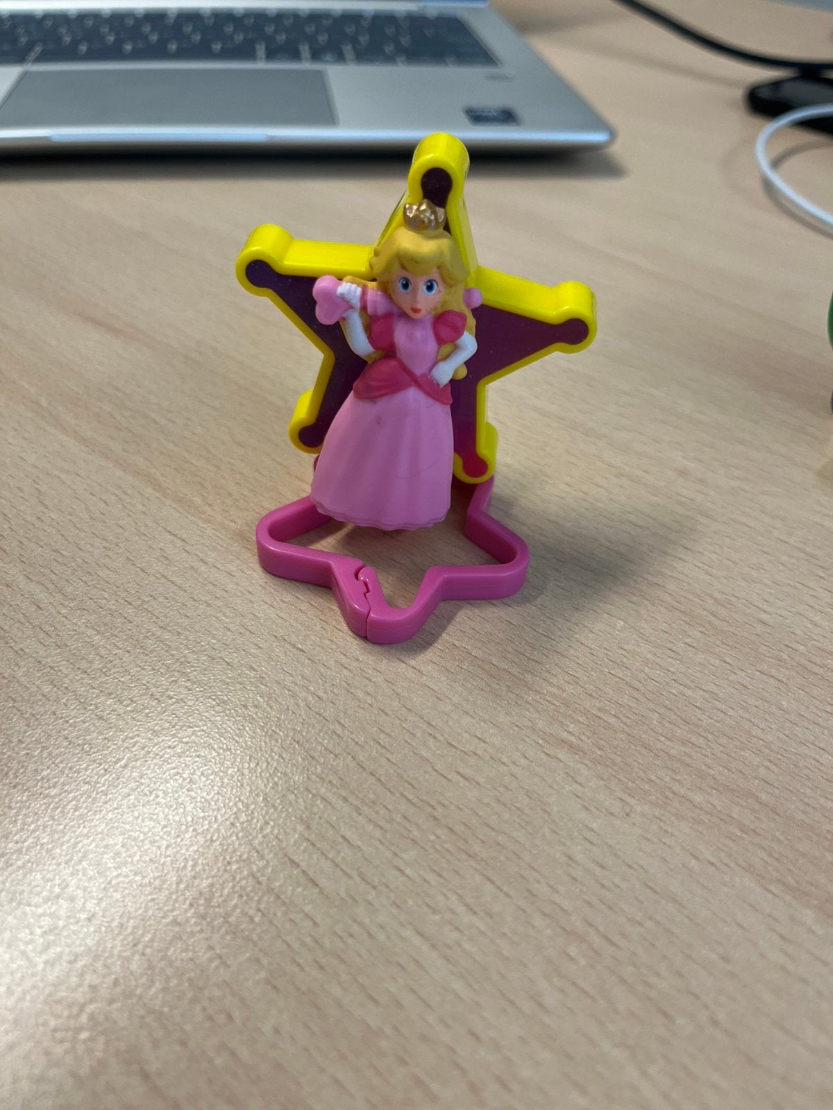 Mcdonalds super mario galaxy figuur princess peach, Ophalen of Verzenden, Zo goed als nieuw