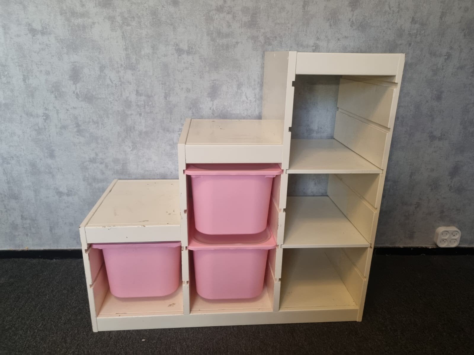 IKEA Trofast Trappenkast (Massief Grenenhout) – Inclusief 3, Ophalen, Gebruikt, Kast