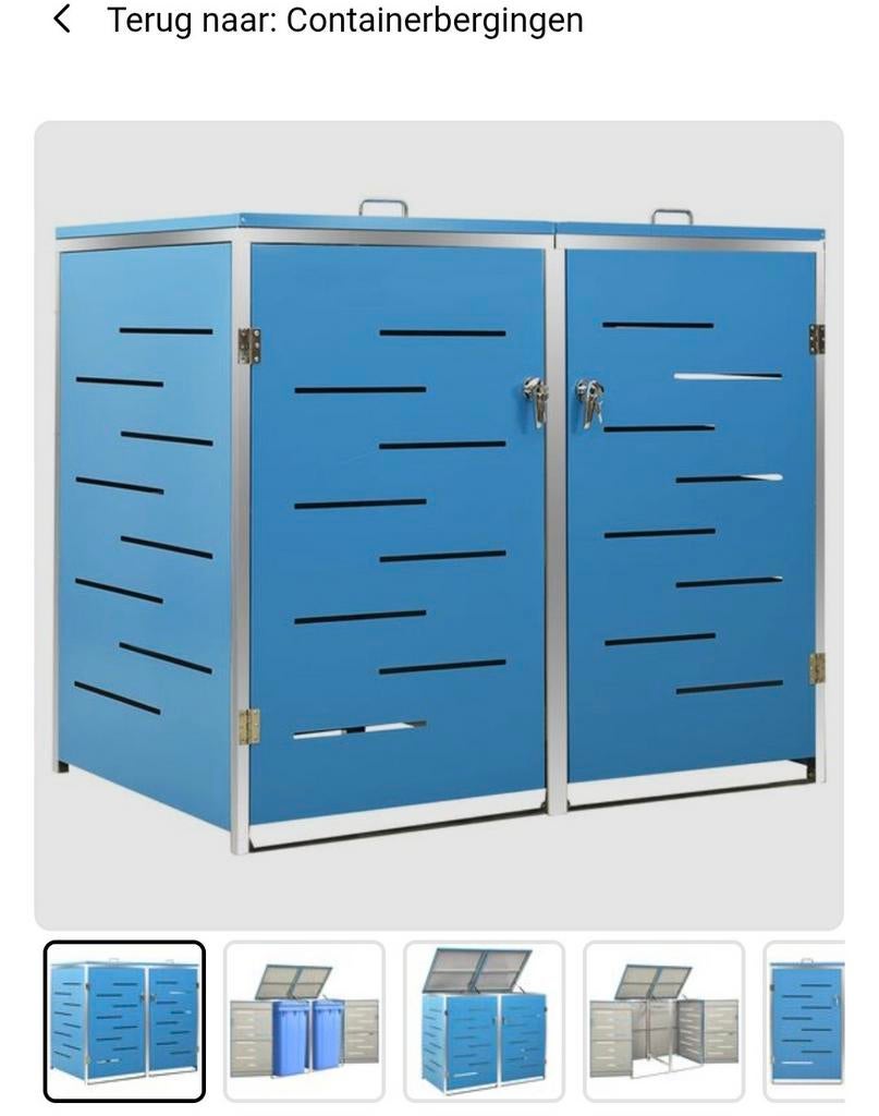 Kliko ombouw, Ophalen, Hout, Containerberging