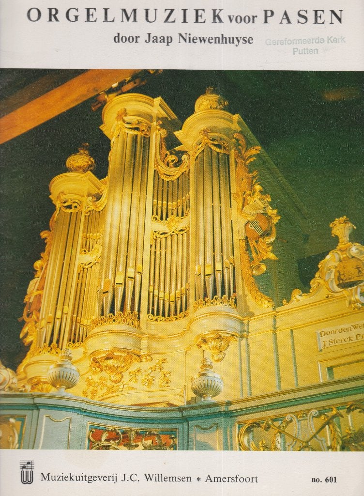 Jaap Nieuwenhuyse - O R G E L M U Z I E K voor P A S E N, Muziek en Instrumenten, Bladmuziek, Ophalen of Verzenden, Gebruikt, Artiest of Componist