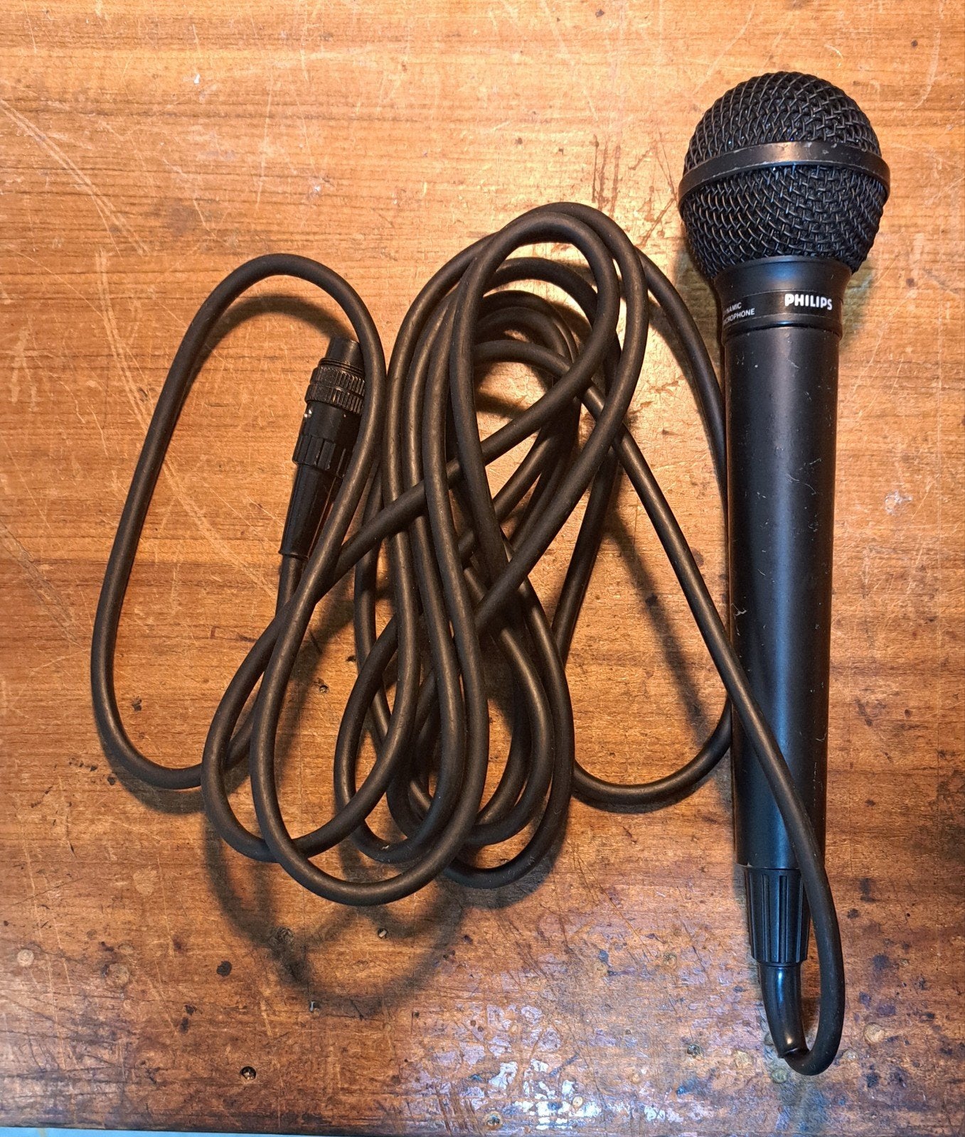 Philips dynamische microfoon D 091, Muziek en Instrumenten, Ophalen of Verzenden, Gebruikt