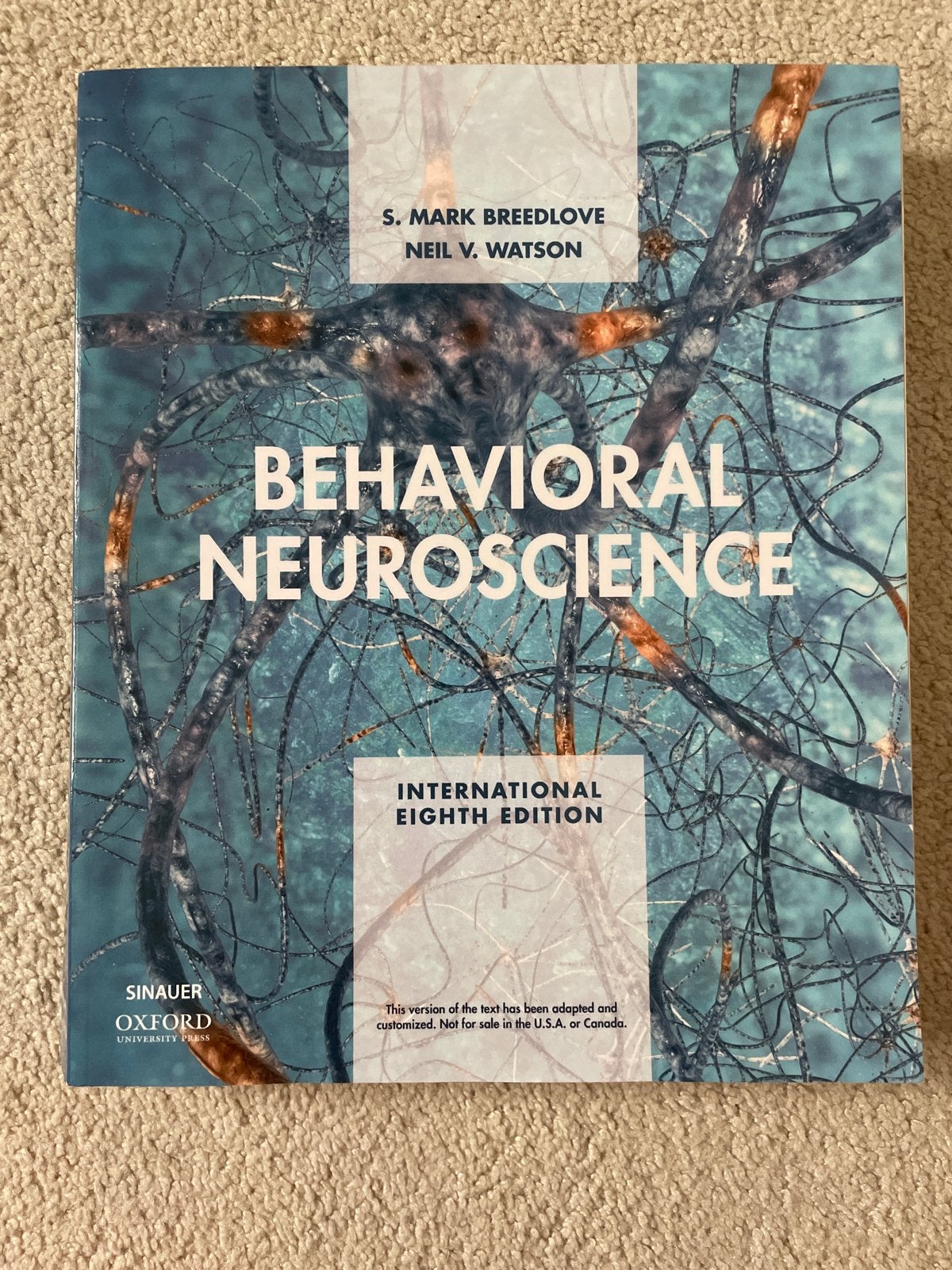 Behavioral Neuroscience  ISBN  978-1-60535-743-0, Gelezen, Ophalen of Verzenden, Beta, S. Marc Breedlove, Neil V. Watson