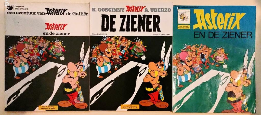 Asterix veel verschillende uitvoeringen met dezelfde titel, Boeken, Stripboeken, Meerdere stripboeken, Ophalen of Verzenden, Zo goed als nieuw
