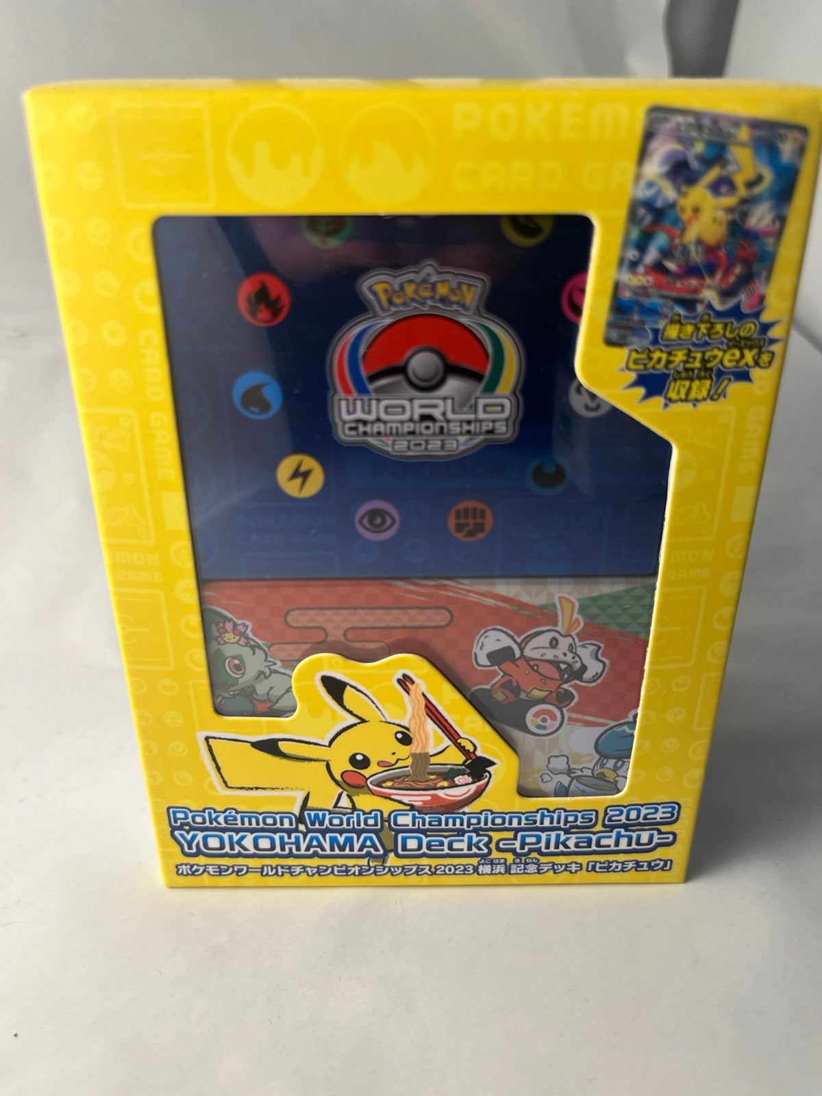 Pokemon WCS-2023 Yokohama Deck + Pikachu Promo Sealed, Ophalen of Verzenden, Nieuw, Booster, Foil