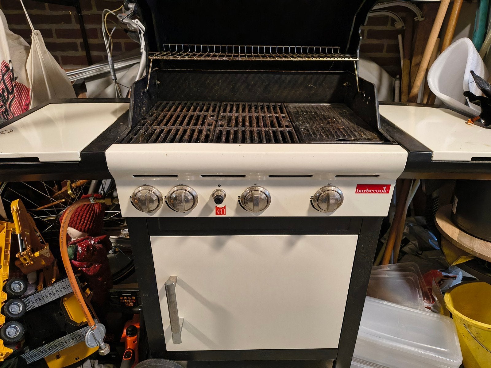 barbecook 3 pits met zijbrander, Ophalen, Zo goed als nieuw
