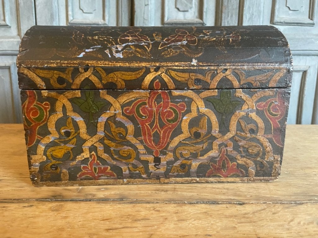 Schitterend sfeervol beschilderd Kistje Bruidskistje, Ophalen of Verzenden