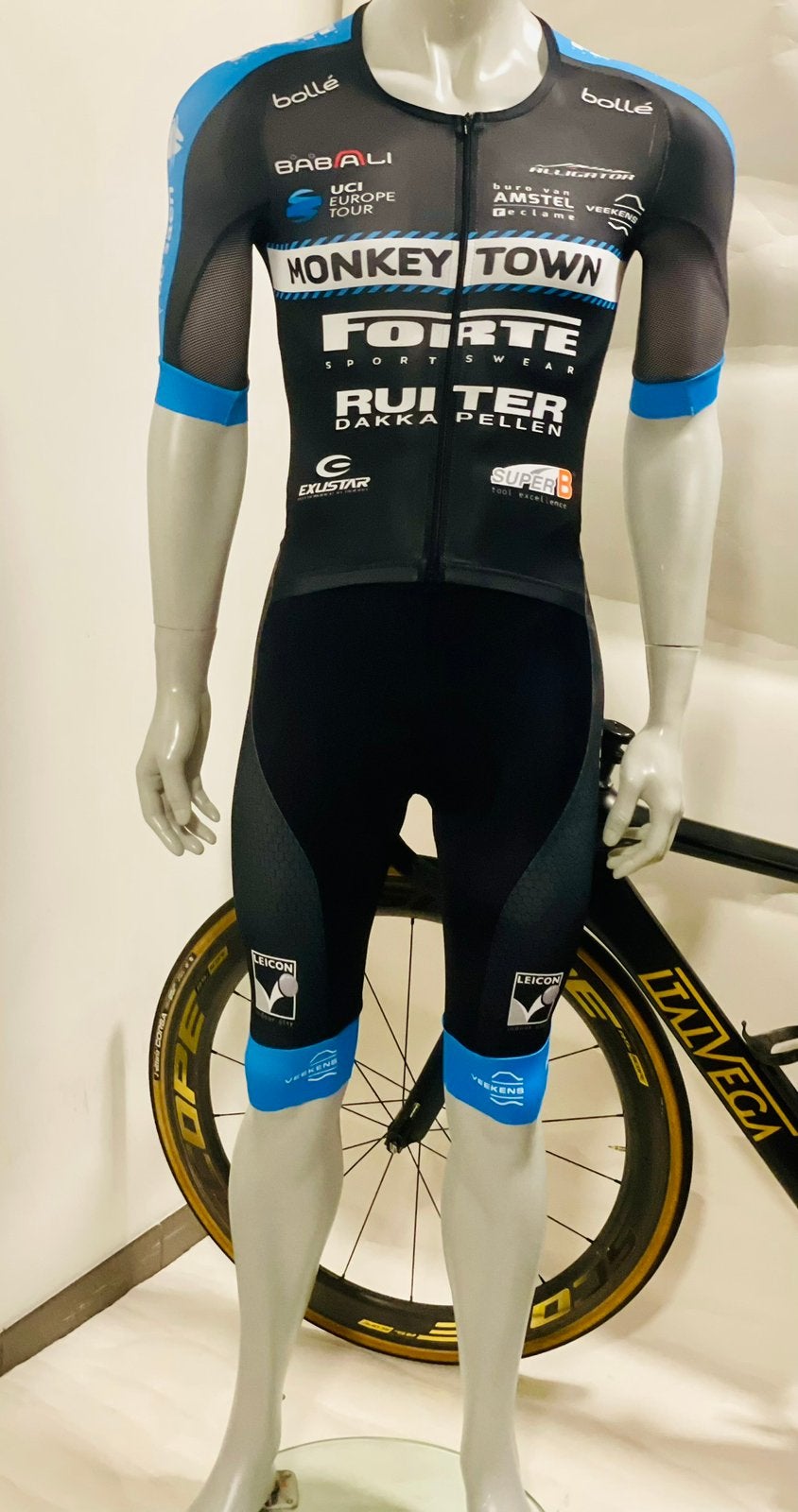Wielrenkleding wielrenpak snelpak speedsuit maat S Forte, S, Heren, Nieuw, Ophalen of Verzenden