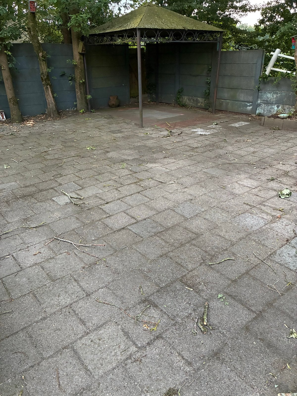 Betontegels 300x300 en 400x400mm, Ophalen, Gebruikt, 10 m² of meer, Beton