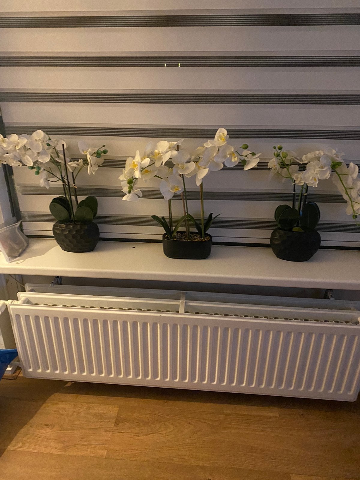 Kunst bloemen 3 stuks, Huis en Inrichting, Woonaccessoires | Zuilen en Pilaren, Ophalen of Verzenden, Zo goed als nieuw