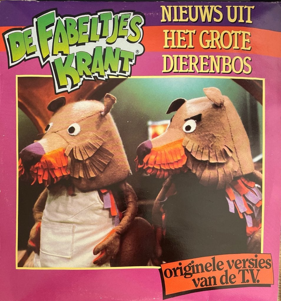 De Fabeltjeskrant - Nieuws Uit Het Grote Dierenbos, Ophalen of Verzenden, Gebruikt, 12 inch, Verhaal of Sprookje