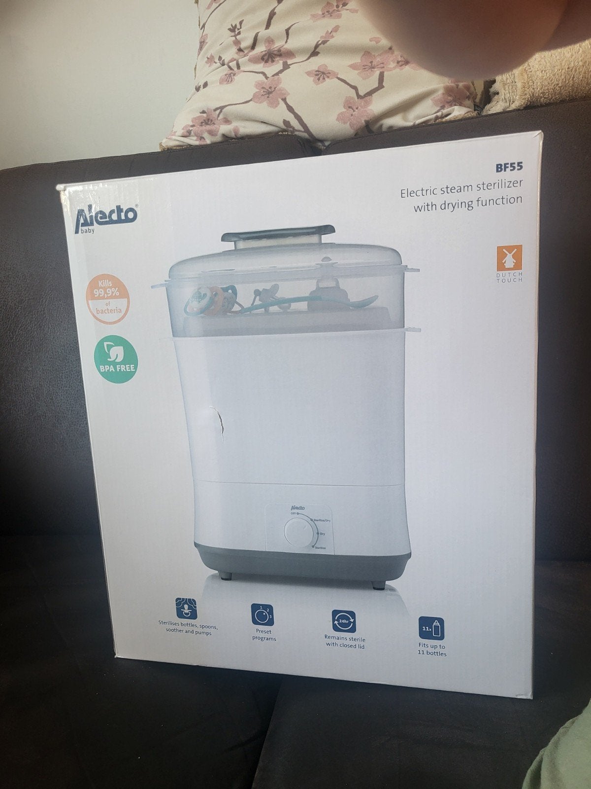 Alecto Baby BF55 Elektrische Sterilisator met Droogfunctie, Kinderen en Baby's, Babyvoeding en Toebehoren, Ophalen, Alecto, Sterilisator