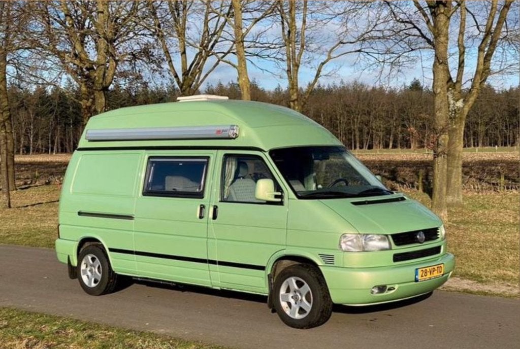 VW T4 Camper met vast verhoogd dak, Caravans en Kamperen, Campers, Particulier, tot en met 2, Buscamper of Camperbus, Volkswagen