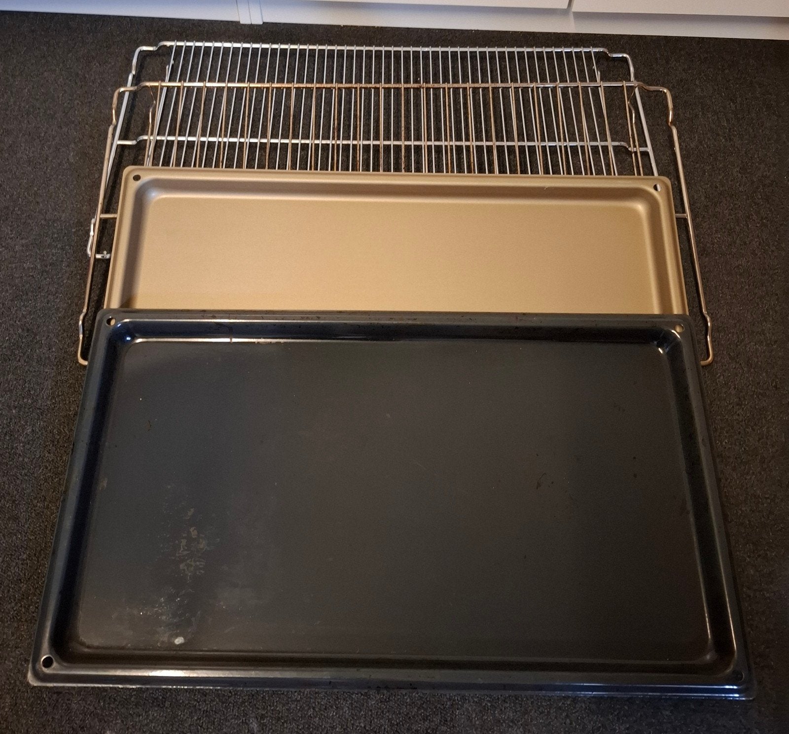 Bakplaten en roosters voor Smeg oven 90 cm breed, Ophalen, Gebruikt, Smeg, Oven
