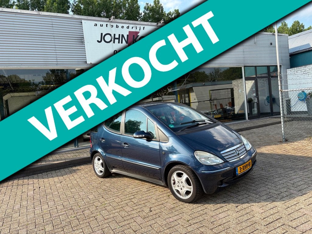 Mercedes-Benz A-klasse 140 Elegance, Auto's, Mercedes-Benz, Voorwielaandrijving, 1005 kg, Stof, 4 cilinders