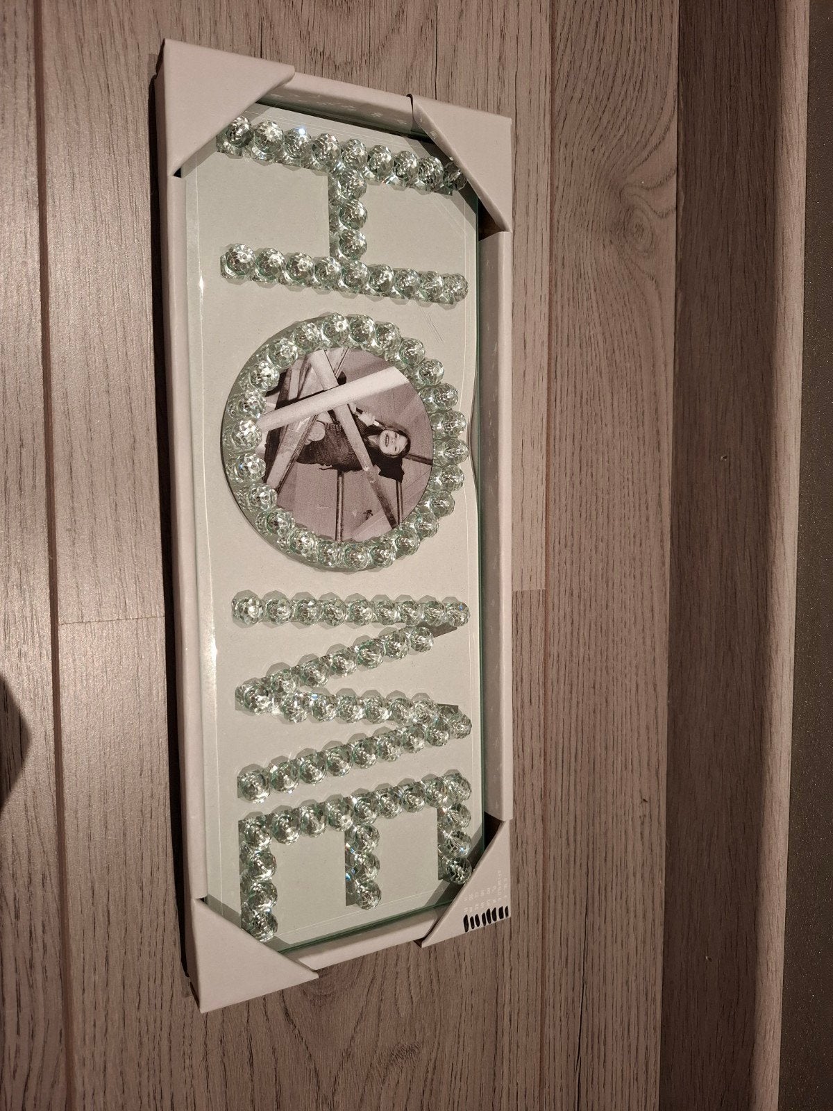 Decoratief fotolijstje met strass steentjes, Huis en Inrichting, Minder dan 50 cm, Nieuw, Ophalen of Verzenden, Minder dan 100 cm