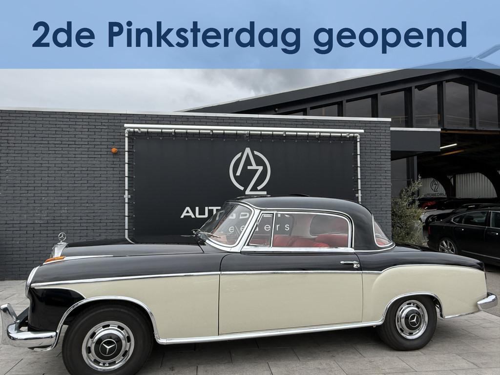 Mercedes-Benz Ponton 220 S Coupe W128 (bj 1958), Auto's, Zwart, Mercedes-Benz, Bedrijf, Handgeschakeld